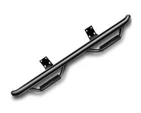 N-Fab Cab Length Nerf Step Textured Black Chevrolet 1500 Crew Cab All Beds 2001-2006