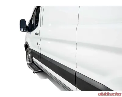 N-Fab Growler Fleet Cab Length Step Systems All Beds Gas SRW / DRW Ford Transit Van 2019-2024 - GFF19TV-TX