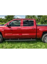 N-Fab Growler Fleet Step Systems Textured Black Cab Length Dodge Ram 1500 (Classic Model Only) Quad Cab                                     - GFD15QC-TX - Image 2