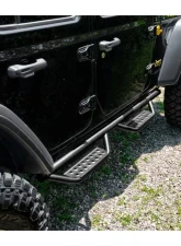 N-Fab RS Nerf Step Full Length Black Jeep Wrangler JL 2018-2019                                     - 507416412 - Image 3