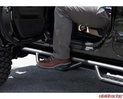 N-Fab RS Nerf Step Full Length Black Jeep Wrangler JL 2018-2019 - 507416412