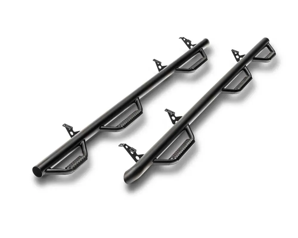 N-Fab Bed Access Nerf Step Textured Black Chevrolet 1500 Crew Cab 5.75' Short Bed 2004-2007 - C01100CC-6-TX