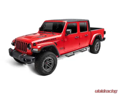 N-Fab Textured Black Predator PRO Step Systems Jeep Gladiator 2020-2024 - PRJ1980T-TX