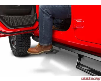 N-Fab Textured Black Predator PRO Step Systems Jeep Gladiator 2020-2024 - PRJ1980T-TX
