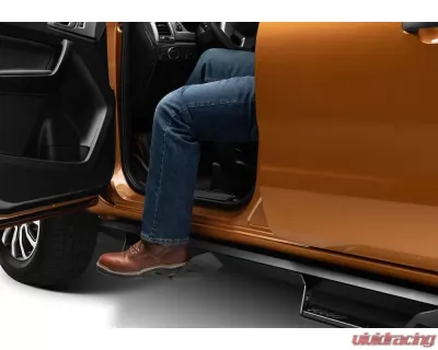 N-Fab Predator Pro Steps Cab Length Textured Black Ford Ranger 2019-2024 - PRF1981CC-TX