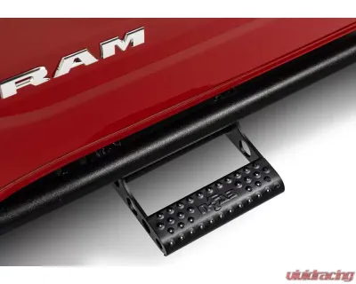 N-Fab RKR Step System Textured Black Dodge RAM 1500 Crew Cab All Beds 19-24 - D194RKRCCS4