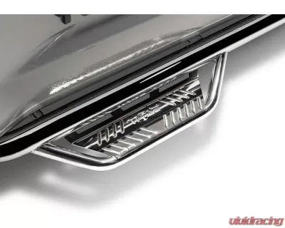 N-Fab Polished Stainless Podium SS Ford F-250 | F-350 Super Duty SuperCab All Beds 2017-2025 - HPF1777QC-SS