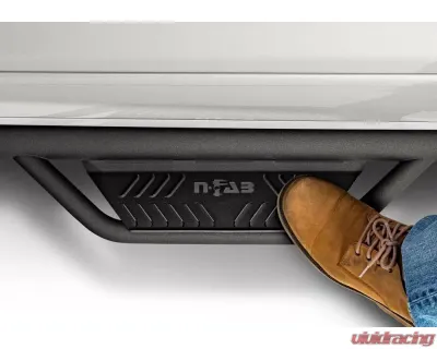 N-Fab Podium LG Textured Black Cab Length Ford F-150 SuperCrew All Beds 2015-2025 - HPF1585CC-TX