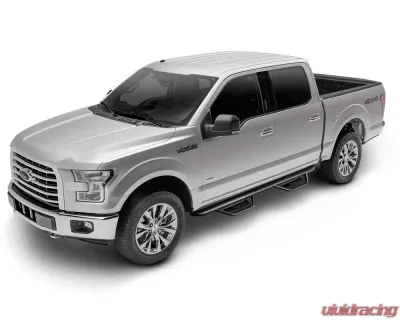N-Fab Podium LG Textured Black Cab Length Ford F-150 SuperCrew All Beds 2015-2025 - HPF1585CC-TX
