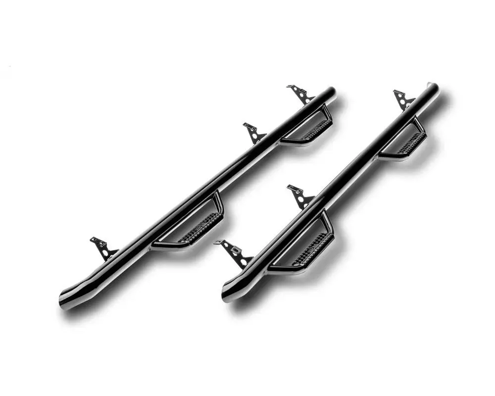 N-Fab Cab Length Nerf Step Gloss Black Toyota Tacoma Double Cab All Beds 2016-2023 - T1678CC