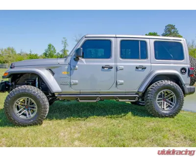 N-Fab Predator PRO Predator Pro Step System Textured Black Jeep Wrangler 18-24 - PRJ1863-TX