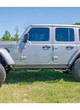 N-Fab Predator PRO Predator Pro Step System Textured Black Jeep Wrangler 18-24                                     - PRJ1863-TX - Image 5