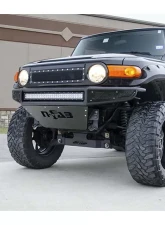 N-Fab Textured Black M-RDS Pre-Runner Front Bumper Toyota FJ Cruiser 2007-2014                                     - T061MRDS - Image 3