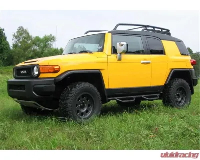 N-Fab Wheel 2 Wheel Nerf Step Textured Black Toyota FJ Cruiser SUV 4 Door 2007-2014 - T0654FJ