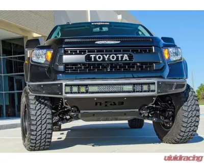 N-Fab Textured Black M-RDS Pre-Runner Front Bumper Toyota Tundra 2014-2021 - T141MRDS-TX