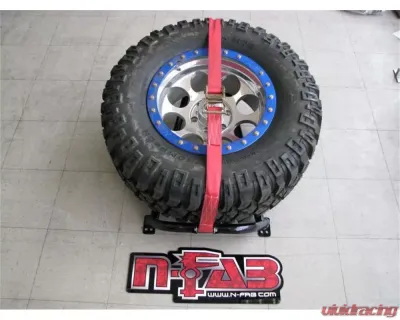 N-Fab Tire Carrier Gloss Black Universal - BM1TSRD
