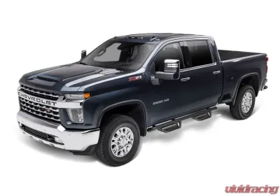 N-Fab Podium LG Side Steps Textured Black Chevrolet Silverado | GMC Sierra 2019-2024 - HPC1971QC-TX