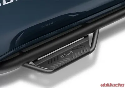 N-Fab Podium LG Side Steps Textured Black Chevrolet Silverado | GMC Sierra 2019-2024 - HPC1971QC-TX