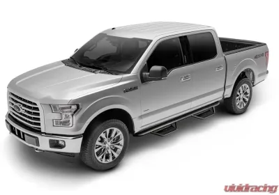 N-Fab Textured Blackk Podium LG & SS Steps Ram 1500 Quad Cab Pickup 2019-2024 - HPD1967QC-TX