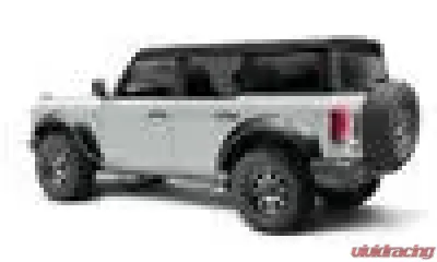 N-Fab Gloss Black Nerf Step System Ford Bronco 4-Door 2021+ F2172B - F2172B