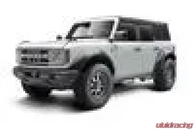 N-Fab Gloss Black Nerf Step System Ford Bronco 4-Door 2021+ F2172B - F2172B