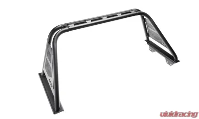 N-Fab ARC Sports Bar Textured Black Jeep Gladiator w/Roll-N-Lock and Rugged Ridge Armis Retractable Bed Cover Only 2020-2024 - J19BR-RLT
