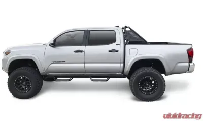 N-Fab ARC Sports Bar Textured Black Jeep Gladiator w/Roll-N-Lock and Rugged Ridge Armis Retractable Bed Cover Only 2020-2024 - J19BR-RLT