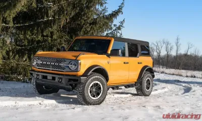 N-Fab RKR Step System - FullLen (1 Stp Mnt/1 Stp) Textured Black Ford Bronco 2-Door 2021-2023 - F212BRKRS2