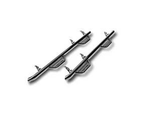 N-Fab W2W 3 Inch Nerf Steps Gloss Black w/o Bed Access Toyota Tundra Crew Max Cab 5.6ft Bed 2022+