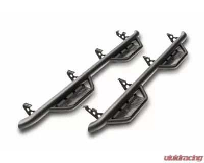 N-Fab 3inch Textured Black Cab Length Podium LG Nissan Frontier Crew Cab 2022-2024 - HPN2273CC-TX