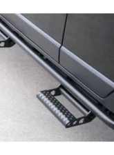 N-Fab 1.75inch Textured Black Cab Length RKR Step System Nissan Frontier Crew Cab 2022-2024                                     - N224RKRCCS4 - Image 2
