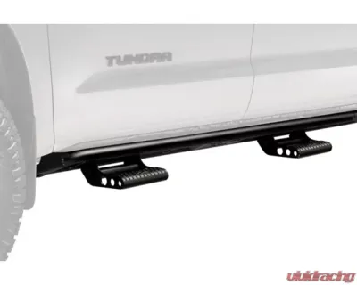 N-Fab 1.75inch Textured Black Cab Length RKR Step System Nissan Frontier Crew Cab 2022-2024 - N224RKRCCS4