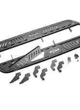 N-Fab Roan Running Board Full Length Textured Black Jeep Wrangler JL 2018-2024                                     - NBJ184-TX - Image 2