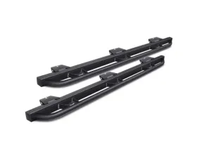N-Fab Textured Black Cab Length Trail Slider Steps Nissan Frontier Crew Cab 2022-2024