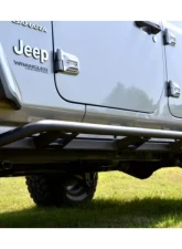 N-Fab Textured Black Cab Length Trail Slider Steps Nissan Frontier Crew Cab 2022-2024                                     - TSN22CC-TX - Image 3