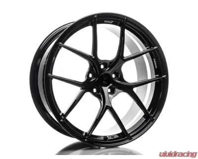 Titan 7 T-S5 Wheel 20x11 5x112 18mm Wicked Black - TS502011018511266WB