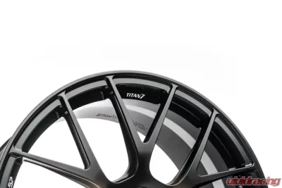 Titan 7 T-S7 Wheel 20x9.5 Centerlock 50mm Machine Black - TS702095052CLMB