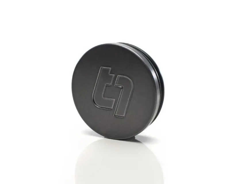 Titan 7 Flat Center Cap 4 Pack Hybrid Dark Machine - TACC58FHD4P