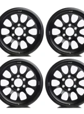 Titan 7 T-AK1 Wheel Set of 4 17x8.5 5x127 Machine Black Jeep Wrangler JK | JL 2007+ CLEARANCE                                     - T7-JK-TAK1-17x8.5-17x8.5-MB - Image 4