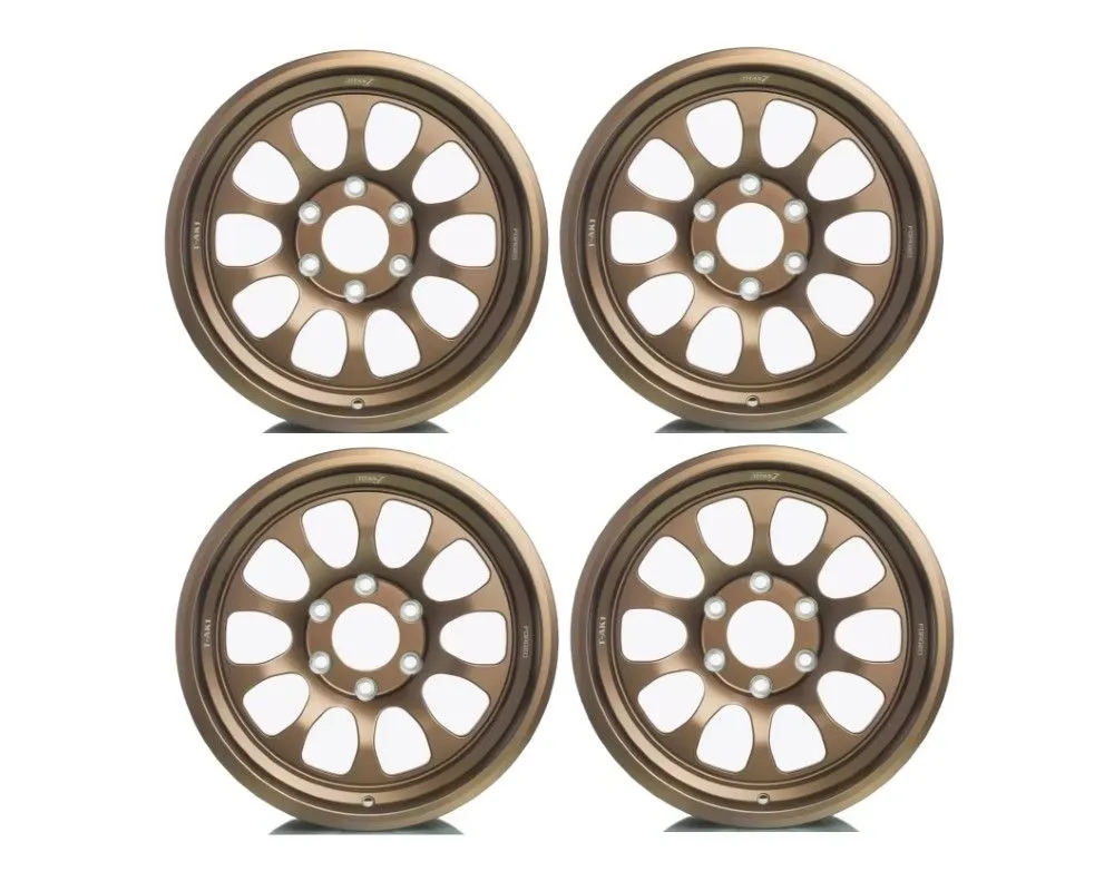 Ford F-150 | Raptor Wheel Set Titan 7 T-AK1 17x8.5 | 17x8.5 6x135 Techna Bronze - T7-RAP-TAK1-17x8.5-17x8.5-TB