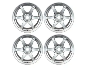 Honda S2000 2000-2009 Wheel Set Titan 7 T-D6 17x9.5 | 17x9.5 5x114.3 Iridium Silver
