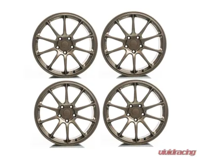 Honda S2000 2000-2009 Wheel Set Titan 7 T-R10 17x9.5 | 17x9.5 5x114.3 Techna Bronze - T7-S2000-TR10-17x9.5-17x9.5-TB