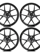 Tesla Model 3 2017+ Wheel Set Titan 7 T-S5 18x8.5 | 18x8.5 5x114.3 Machine Black                                     - T7-M3-TS5-18x8.5-18x8.5-MB - Image 6