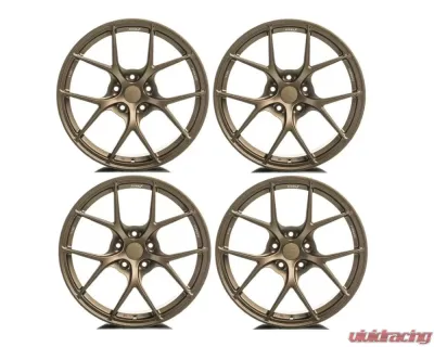 Tesla Model 3 2017+ Wheel Set Titan 7 T-S5 19x9 | 19x9 5x114.3 Techna Bronze - T7-M3-TS5-19x9-19x9-TB
