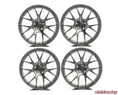 BMW M3 E9X 2008-2013 Wheel Set Titan 7 T-S7 18x9.5 | 18x10.5 5x120 Hybrid Dark Machine - T7-E9X-TS7-18x9.5-18x10.5-HD