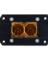 Heretic Studio 2" Light Bar Flood Flush Amber Lens                                     - 50211 - Image 6