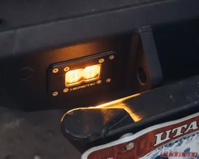 Heretic Studio 2" Light Bar Flood Flush Amber Lens - 50211