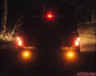 Heretic Studio 2" Light Bar Flood Flush Amber Lens - 50211