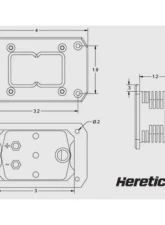 Heretic Studio 2" Light Bar Flood Flush Amber Lens                                     - 50211 - Image 5