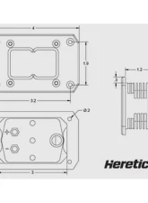 Heretic Studio 2" Light Bar Flood Amber Flush Mount - Pair Pack                                     - 50215 - Image 5